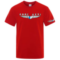 Disco Logo Pont Aeri High quality men breathable fast drying running sports fitness breathable comfortable short sleeve T-shirt