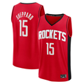 My Store H.Rockets #15 Reed Sheppard Red Fast Break Replica Stitched Jerseys- Icon Edition